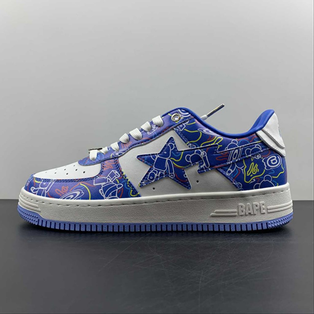 Bape Sta Low Unisex Colorful Unisex Shoes